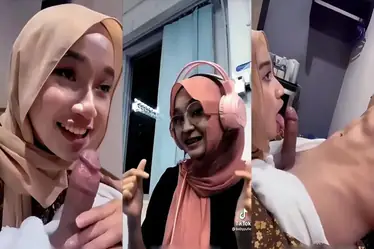 Sepongan Tiktokers Rara Chizzcakeee Muncrat